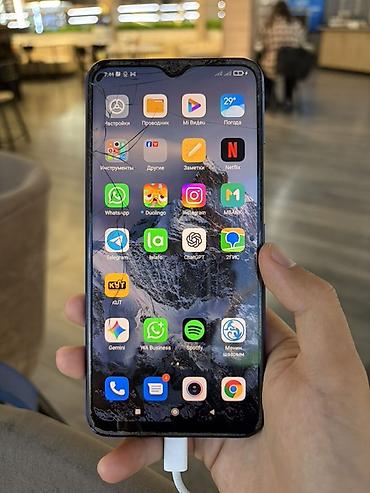 18 pro: Смартфон Xiaomi Redmi (серия Redmi 9) в синем цвете. Кнопка вкл выкл — 1