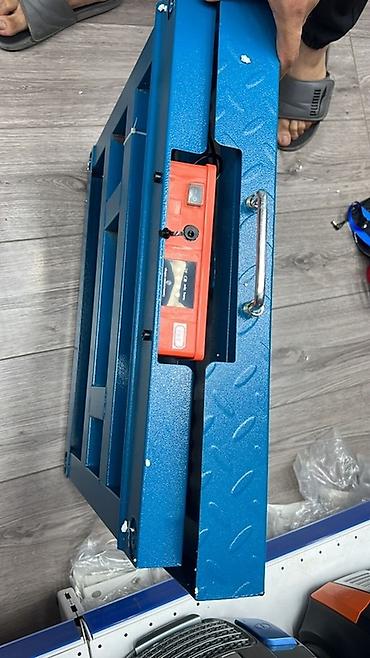 Торговые весы: Напольные электронные весы-платформа для авто/склада - Большая — 8