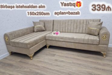 Mətbəx mebeli: Künc divan, Açılan, Bazalı, Parça, Şəhərdaxili pulsuz çatdırılma