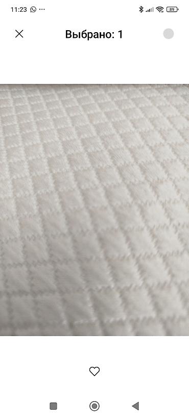 ringlice za tekstil: Ağ rəngli toxumalı parça - Material: yumşaq, sıx toxunuşlu parça - — 2
