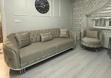 Divan və kreslo dəstləri: Məhsul: Künc və salon dəsti divanlar Təsvir: - Müasir dizaynlı, şık — 2