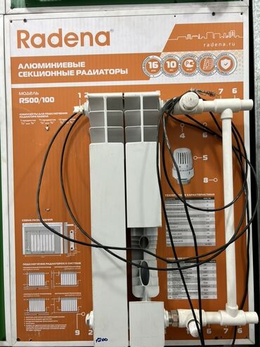 радиатор для отопления цена: Алюминиевый секционный радиатор Radena R500/100 предназначен для