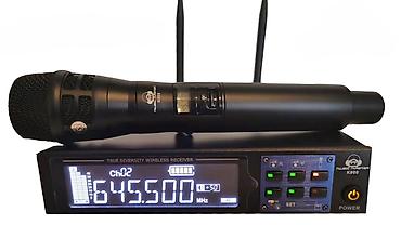 solarni kalkulator: Dinamicki mikrofon + kofer gratis + glava Shure UHF frekfencija — 1
