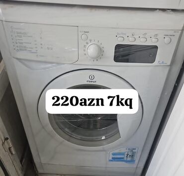 paltaryuyan: Paltaryuyan maşın Indesit, 7 kq, Avtomat, Qurutmasız, Kredit yoxdur