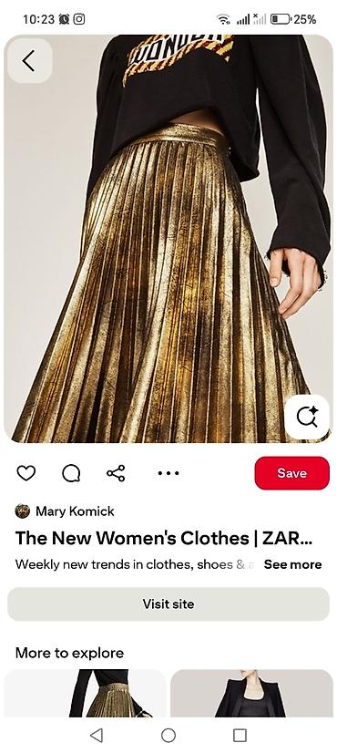 Ətəklər: Midi Ətək, Zara, L — 3