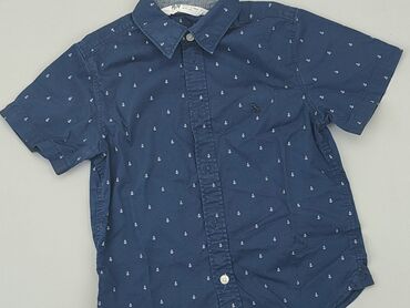 krótki top czarny: Shirt 2-3 years, condition - Very good, pattern - Print, color - Blue