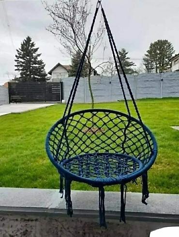 krecko: 🌿 Višeca Gnezdo Ljuljaška za Dvorište, Baštu, Terasu - Plava Boja 🔹 — 1