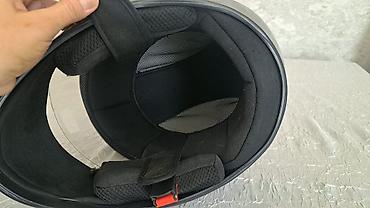 kask motor: Kaska az istifadə olunub yenidən seçilmir, heç bir sınığı-söküyü — 4