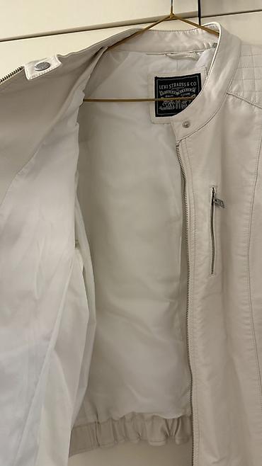 ucuz kask: Levi Strauss & Co. kişi dəri gödəkçə - Rəng: açıq krem/ivori - — 4
