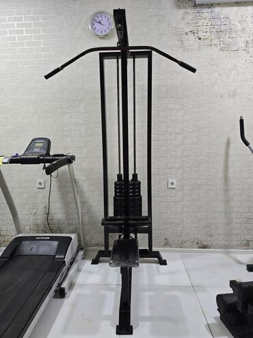 Qaşıqlar: Çoxfunksiyalı üst dartma (lat pulldown) trenajoru - Dərindən bel