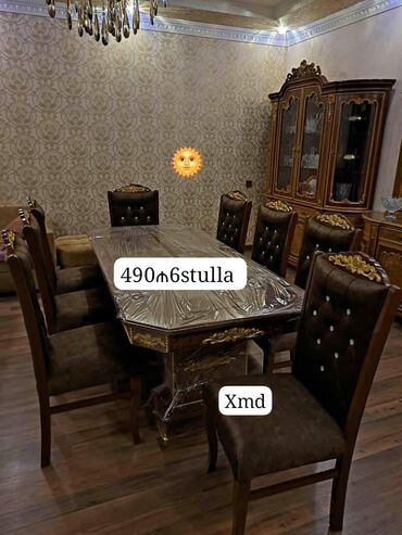 stul koja: Для гостиной, Новый, 6 стульев