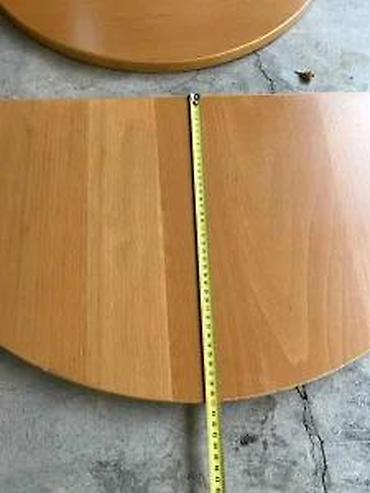 Kancelarijski stolovi: Radna ploča/produžetak za kancelarijski sto – polukružni segmenti - — 2