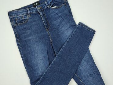 brązowe spodnie woskowane stradivarius: Vero Moda, Jeans for women, size L (EU 40)