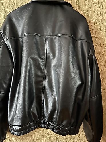 oversize kurtka: Kurtka, Dəri, Yaz, Bershka, M — 3
