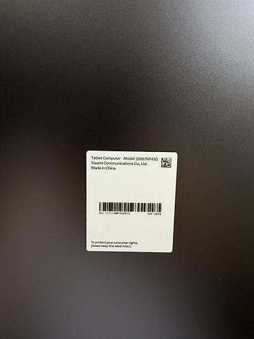 xiaomi pad 4: Xiaomi pad 8 planşet - Model: 25097RP43G (etiket üzərində — 4