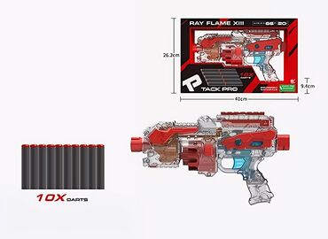 нёрфы в бишкеке: "Игрушечный бластер 'Ray Flame XIII' — стильный и мощный аксессуар для