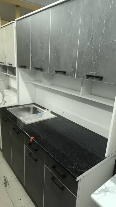 Кухонные гарнитуры: Кухонный гарнитур, Новый, цвет - Белый, ДСП, Платная доставка — 22