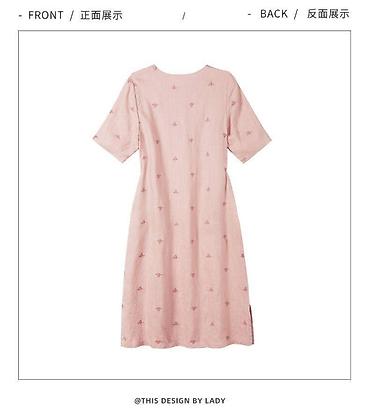 Повседневные платья: Представляем утонченное платье из 100% натурального льна в нежном — 7