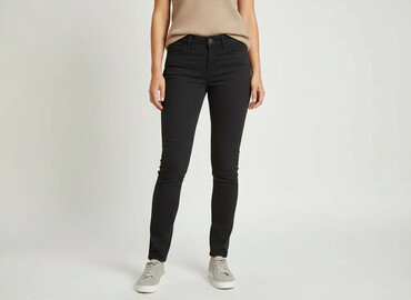 mom jeans czarne stradivarius: Stradivarius, Jeansy damskie, rozmiar S