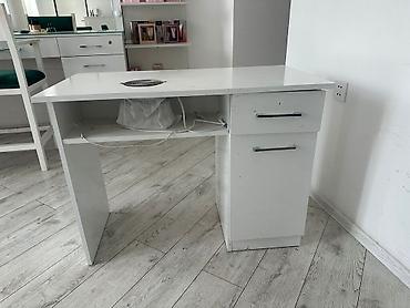 Salon, tibbi mebel: 5 eded manikür masası ( 1 ədəd 50 azn) və 1 ədəd pedikür dəsti satılır — 2