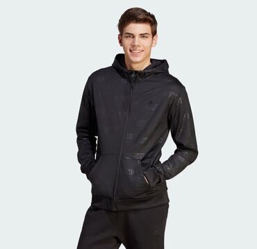 теплые толстовки мужские: Мужская толстовка, M (EU 38), Стандарт, Adidas, Новый, цвет - Черный, Платная доставка, Самовывоз