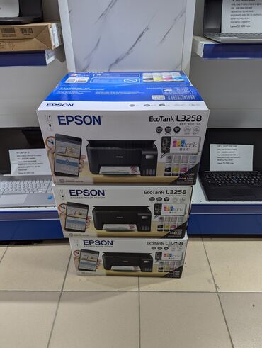 принтер 4 в одном canon: ❤️3в1 цветной принтер новый epson l3258 wi-fi ❤️🩶🖤🤍4 цвет акция!