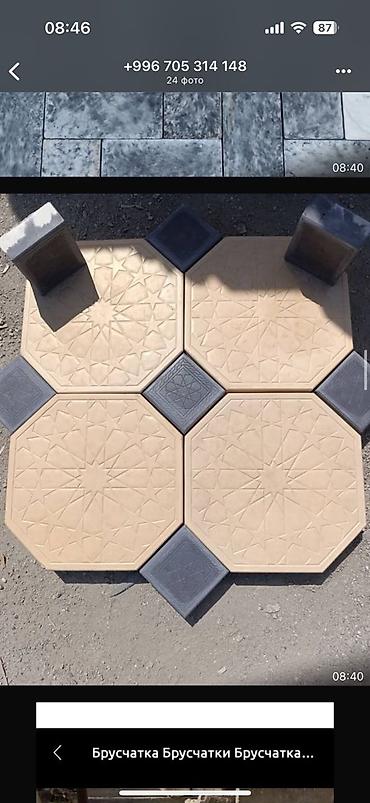 Брусчатка кирпич: Брусчатка кирпич, Другое применение, Бетонная, Литая, Новый, Гарантия, Укладка, Бесплатный выезд — 21