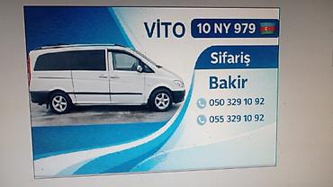 Sərnişin daşımaları: Mikroavtobus, 8 Oturacaq — 1