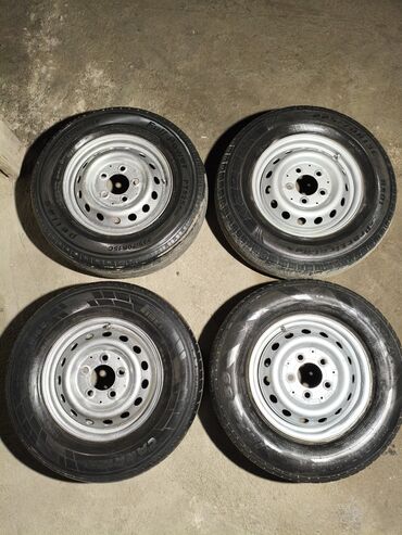 спринтер халадилник: Темир Дисктер R 15 Mercedes-Benz, Комплект, тешиктери - 5, Колдонулган