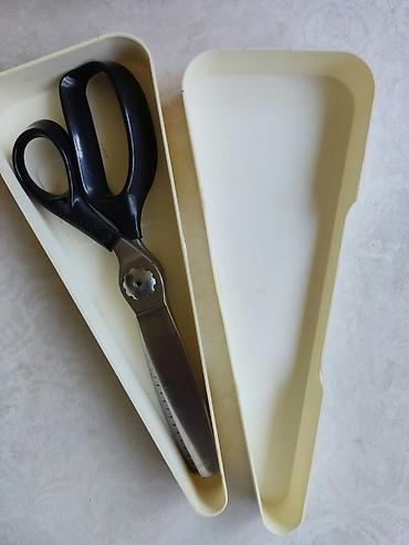 Parça üçün zikzak kəsən qayçı (pinking shears) - Bıçaq: paslanmayan