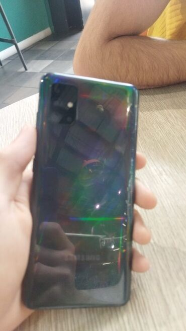 samsung плазма: Samsung Galaxy A51, 4 GB, цвет - Черный, Отпечаток пальца