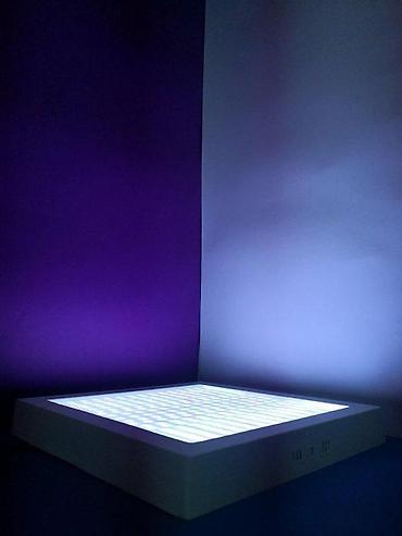 Rasveta: RGB Nadgradni panel 48w 30x30cm. Pogodan za atmosferu žurke — 5