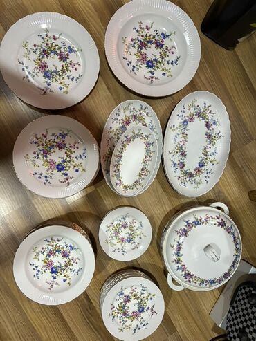 Mətbəx aksesuarları: Nahar dəsti, rəng - Ağ, Farfor, Almaniya