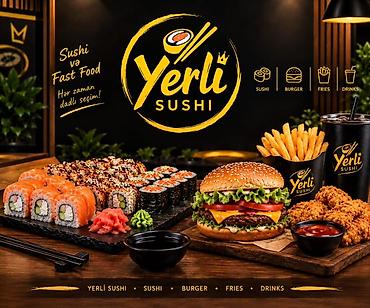 Sifarişlə hazır yeməklər: Yerli Sushi – Təzə dad, yerli keyfiyyət! Sushi və fast‑food menyusu — 4