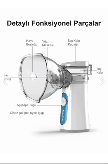 İnqalyatorlar, nebulizerlər: Yeni model,daşına bilən nebulayzer-inqalyator. Öz sinfində Satış — 3