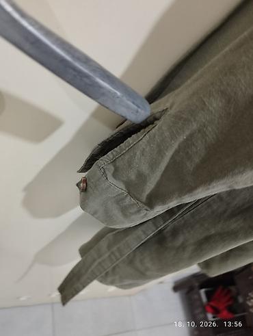 Košulje: Odlična H&M maslinasto zelena košulja-haljina / vl 38 sa — 11