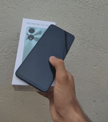 teləfon: Honor X5b Plus, 64 GB, rəng - Qara, Zəmanət