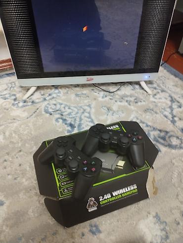 switch oled: Беспроводная ретро-игровая приставка с двумя геймпадами 2.4G — 2