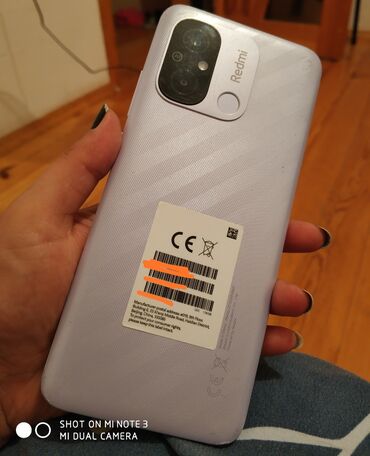 Redmi 12C, 128 GB, rəng - Qara, Barmaq izi, İki sim kartlı