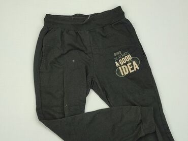 czarne elastyczne spodnie wysoki stan: Spodnie dresowe, Destination, 12 lat, 146/152, stan - Dobry