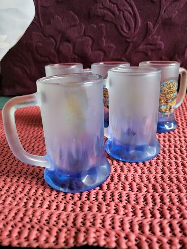 Čaše: Casice vintaz za zestoko pice. Casice bez ostecenja. mlecna — 6