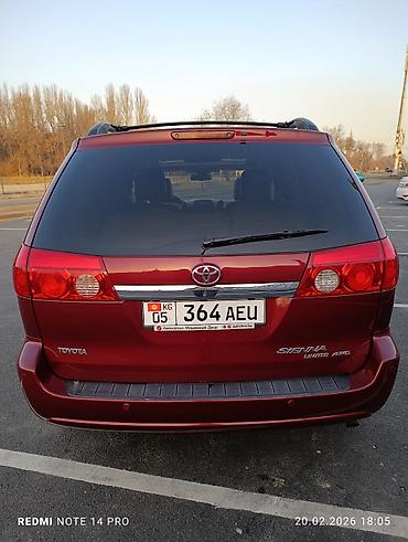 Toyota: Toyota Sienna: 2009 г., 3.5 л, Автомат, Бензин, Минивэн — 9