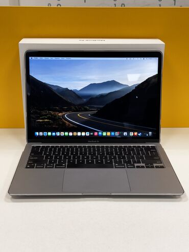 macbook air a1466: Ноутбук, Apple, 8 ГБ ОЗУ, Apple M1, 13.3 ", Б/у, Для работы, учебы