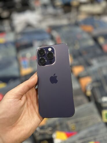 iphone 14 pro max kreditle: IPhone 14 Pro, 256 GB, Deep Purple, Face ID