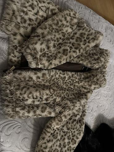 pencek: Leopar naxışlı süni kürk pencək - Material: Yumşaq, yüksək sıxlıqlı — 1
