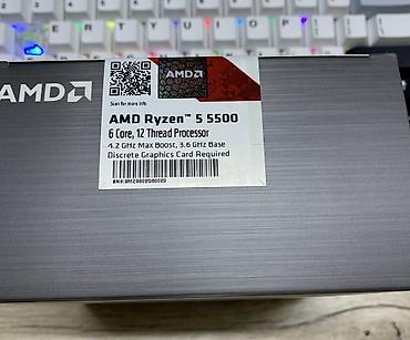 prosessorlar: Prosessor AMD Ryzen 5 5500, 3-4 GHz, 6 nüvə, Yeni — 2