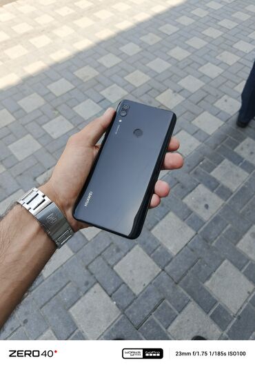 islenmis telfonlar: Huawei P Smart, 64 GB, rəng - Qara, Düyməli, Barmaq izi, Face ID