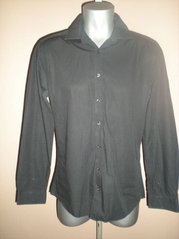 azzaro kosulje: Shirt Long sleeves, M (EU 50), C&A, color - Black, Cotton