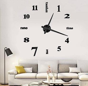 digitalni led sat: Dekorativni zidni samolepljivi 3D satovi - Veliko sniženje 🕰️🎉 3D — 1