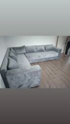 Ugaone garniture: Ugaona garnitura sa ležajem i tabure-otomanskim delom. - Dimenzije — 5